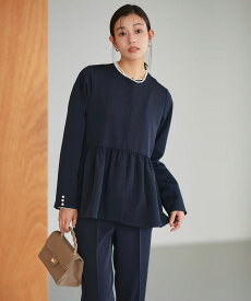 【全品10％OFFクーポン！】【期間限定SALE！】入園式 スーツ ママ 入学式 パールフリルジャケットセットアップ ☆ セットアップ パンツ パール 卒園式 卒業式 ママスーツ 低身長 パンツスーツ セレモニー フォーマル レディース ピエロ 送料無料≪当日発送≫