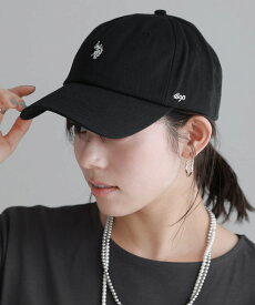 【U.S.POLO ASSN.】ロゴキャップ ☆ キャップ U.S.POLO ASSN. 綿100％ サイズ調節OK ベーシック 帽子 ロゴ ピエロ