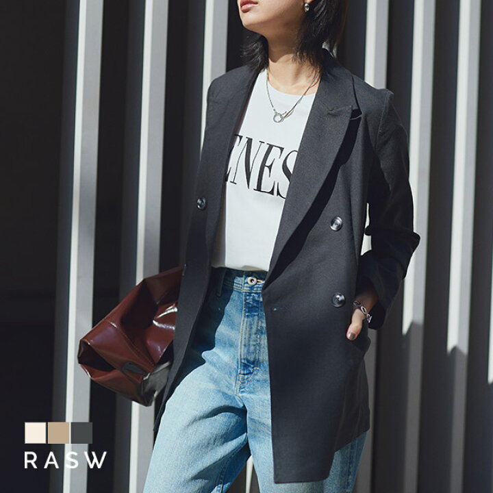 楽天市場】【一部予約】【最新作】【送料無料】[RASW]ダブルブレスト 