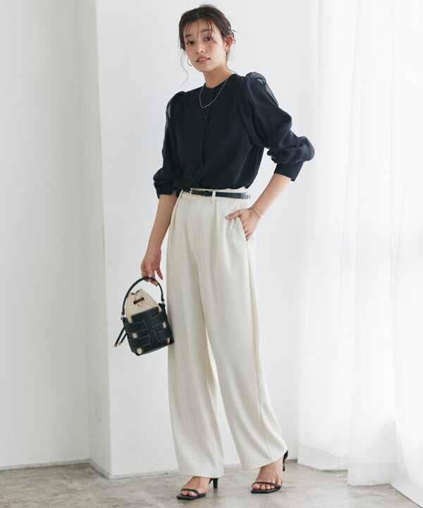 楽天市場】≪送料無料≫2wayオーガンジースリーブブラウス ☆ ブラウス  