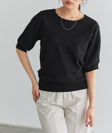 【MAX15％OFFクーポン】【予約】【news zero/news every./情報ライブ ミヤネ屋/ZIP!/めざまし8/女性自身 紹介】2wayパフハーフスリーブニット ☆ パフスリーブ サマーニット 半袖ニット 2way オフィス レディース きれいめ ピエロ 【3月上旬頃より順次発送】