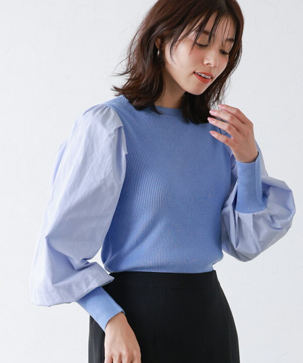 楽天市場】≪限定price！≫ UVカット シルクタッチ布帛切り替え 