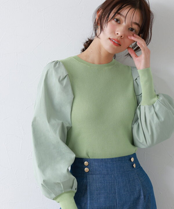 楽天市場】≪限定price！≫ UVカット シルクタッチ布帛切り替え 