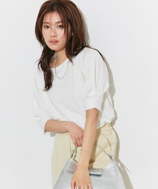 【全品20％OFFクーポン】接触冷感 パフスリーブTシャツ ☆ カットソー Tシャツ 接触冷感 吸水速乾 UVカット トップス パフスリーブ ブラウス風 通勤 レディース ピエロ 【Pierrot】