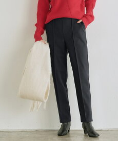 【MAX15％OFFクーポン】カット起毛ピンタックテーパードパンツ☆【低身長サイズ有】 起毛パンツ レディース パンツ 暖パン あったか ストレッチ きれいめ オフィス 通勤 ピエロ pierrot 送料無料