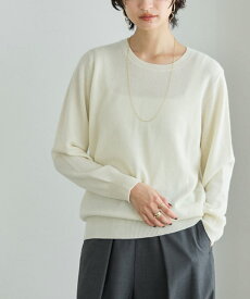 【全品20％OFFクーポン】【Akaneさん着用アイテム】[RASW] カシミヤ100％クルーネックニット ☆ RASW ニット カシミヤ100％ クルーネック ベーシック シンプル 上品 ピエロ 送料無料