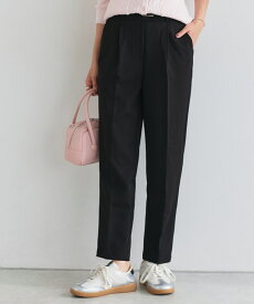【MAX15％OFFクーポン】≪当日発送≫高見えゆるテーパードパンツ ☆ 【低身長サイズ有】 パンツ レディース テーパードパンツ 高見え オフィス きれいめ センタープレス ピエロ 【Pierrot】 送料無料