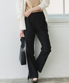 【MAX15％OFFクーポン】≪当日発送≫ストレッチパンツ ☆ パンツ ストレッチ素材 美脚 伸縮性 フロントタック 美脚パンツ きれいめ カジュアル 着回し レギンス感覚 ピエロ 【Pierrot】 送料無料