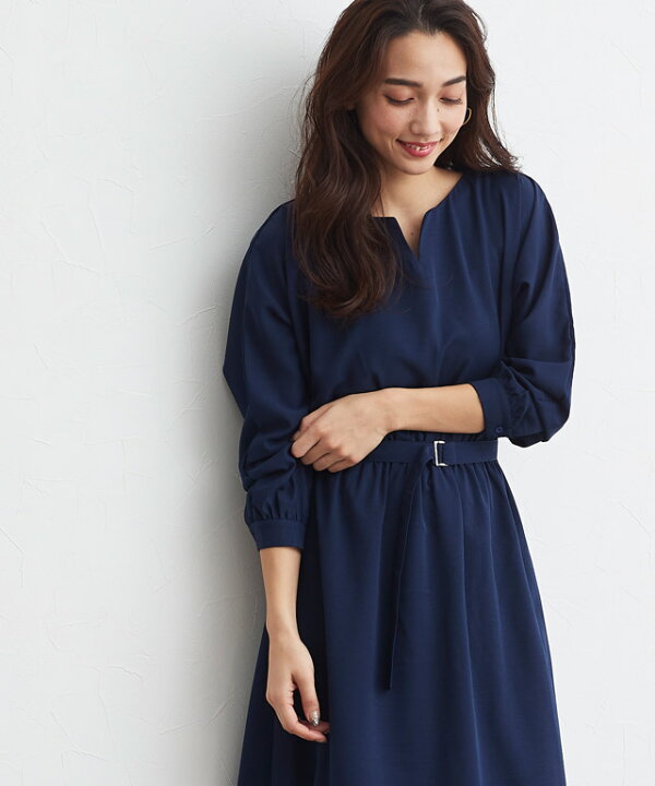 楽天市場 ベルト付きキーネック ブラウジングワンピース ワンピース ロング キーネック ベルト付き ウエストマーク ウエストゴム 膝下 長袖 レディース 30代 40代 ピエロ Pierrot Pierrot ピエロ 楽天市場 ベルト付きキーネック ブラウジングワンピース ワンピース ロング キーネック ベルト付き ウエストマーク ウエストゴム 膝下 長袖 レディース 30代 40代 ピエロ Pierrot Pierrot ピエロ