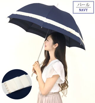 日傘雨傘送料無料雨晴兼用レディースお洒落可愛い58cmグラスファイバー手開き式/メール便不可