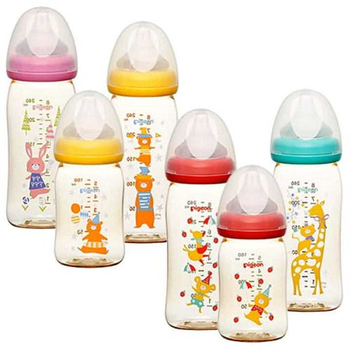市場 ３個セット プラスチック 160ml 哺乳びん 母乳実感 ３個セット ピジョン Flower 1個