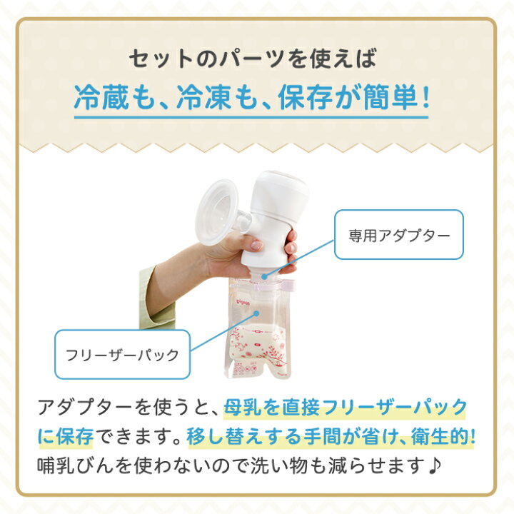 楽天市場】はじめてさく乳セット(手動)| 0ヵ月〜 ピジョン 産後 搾乳器 