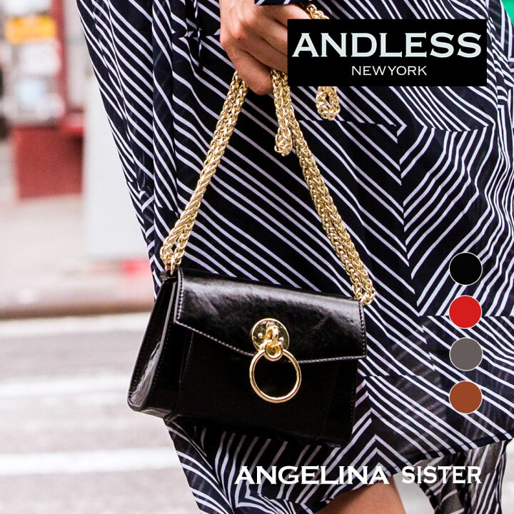 楽天市場】andless new york アンドレス Angelina sister チェーン 