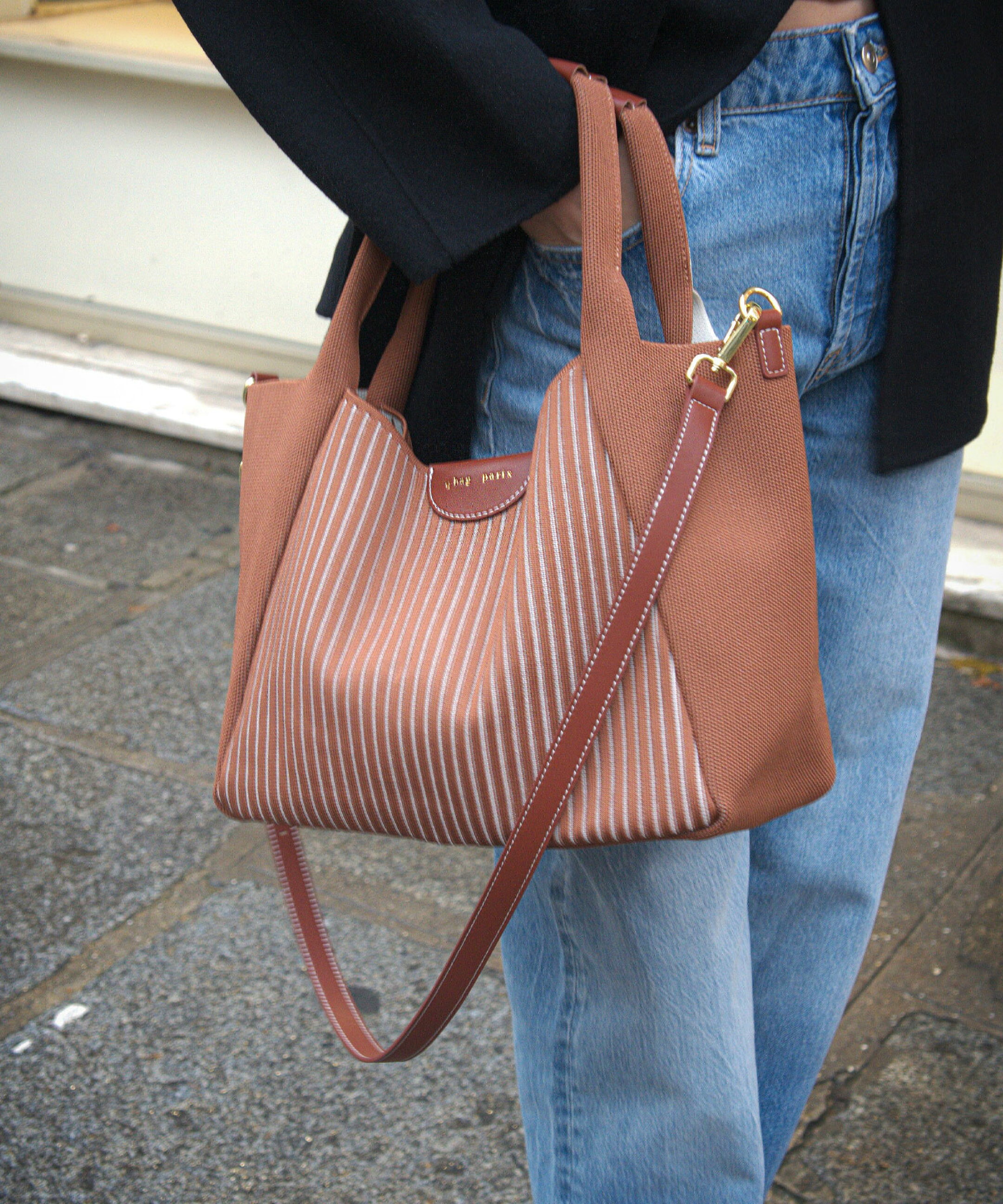 ニットバッグ　トリコット コロネット qbag