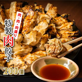 【肉比率が通常の餃子の20％増！】大容量×高コスパ！ 国産 肉 使用 下町の空 特製 肉 たっぷり 冷凍 餃子 ぎょうざ ギョウザ 生餃子 200個 セット 送料無料 (お取り寄せ 一口餃子 冷凍餃子 にんにく あり なし 訳あり)