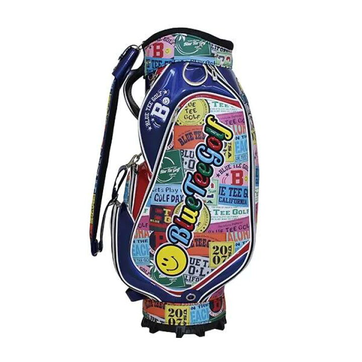 楽天市場】ブルーティーゴルフ Blue Tee Golf ワッペン柄キャディー 