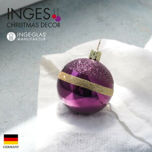 21036T006 �h�C�cINGE-GLAS MANUFAKTUR(�C���Q�E�O���X)��TREND2019[A18] �g�����h���C�� Kugel�@Glitter Top�@traube glanz[A�{�[���I�[�i�����g�@�O���[�v�V���C���@�O���b�^�[���C��] [A]���[���b�p �N���X�}�X 