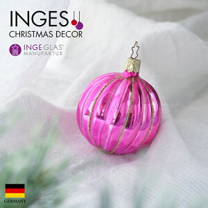 10130S019 �h�C�cINGE-GLAS MANUFAKTUR(�C���Q�E�O���X)��TREND2019[A33] �g�����h���C�� hantasy Ball�@hotpink glanz�@[A�{�[���I�[�i�����g�@�z�b�g�s���N] �n���h���C�h�I�[�i�����g[A]���[���b�p ���A�� �N��