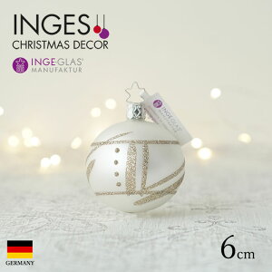 21238T006 �h�C�cINGE-GLAS MANUFAKTUR�i�C���Q�E�O���X�j[K200]�z���C�g�}�b�g ���ە� 6cm �K���X�{�[�� �n���h���C�h�I�[�i�����g Made in Germany �E�l�̎��� ���[���b�p���A�� �N���X�}�X �s�J�L���E