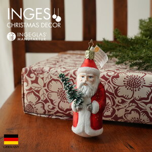 10183S022 hCcINGE-GLAS MANUFAKTUR(CQEOX) NX}Xc[ I[ig ݂̖؂T^N[X Ԕ 10cm KX   hCc Made in Germany [bp NX}X[I][O] s