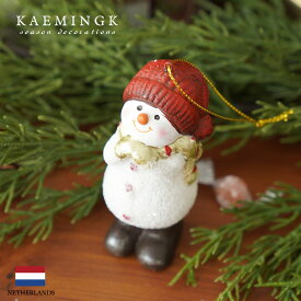 クリスマスツリー 630283[130018-1]オーナメント 北欧 オランダ KAEMINGK (カイミング) 雪だるま デコレーション 祈り [1] 8.5cm 1個入 ピカキュウホーム ピカキュウhome