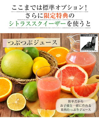 つぶつぶジュースで果肉たっぷりジュース