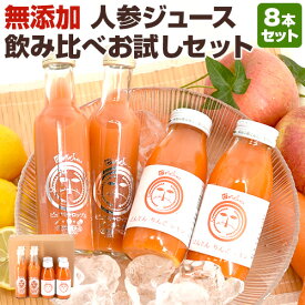 【お1人様1回限り】 にんじんジュース 無添加 人参ジュース お試し 飲み比べセット 8本 送料無料 ピカイチ野菜くん ニンジンジュース 人参りんごジュース コールドプレスジュース ストレートジュース 野菜ジュース 国産 無農薬人参 無農薬 にんじん りんご入り 飲みやすい