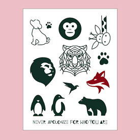 ★ピカイチ屋★タトゥーステッカー S-20 タトゥー シール ステッカー チカロカ TATTOO STICKER X chicaloca