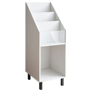 【ポイント2倍!】収納 棚 ディスプレイラック レコードラック オープンラック マガジンラック スリム収納 レコード収納 整理棚 ガラスケース スリムラック チェスト 隙間収納