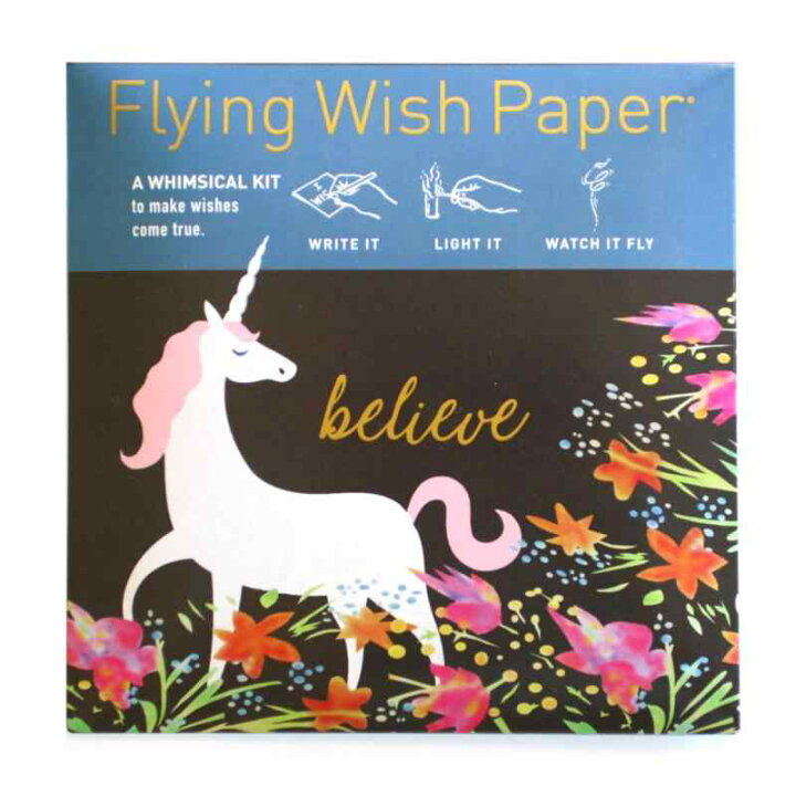 楽天市場】Flying Wish Paper - Write it., Light it, & Watch it