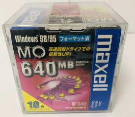 maxell データ用 3.5型MO 640MB Windowsフォーマット 10枚パック MA-M640.WIN.B10P