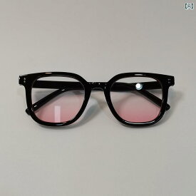 サングラス ブラッシュ メガネ 韓国 フレーム フラット ミラー 抗 青色 光 女性 透明 メガネ フレーム 男性