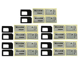 APNショップ(apnshop) 10個セット NanoSIM sim変換アダプター For スマホ ドコモ スマートフォン NanoSIM→通常SIM sim変換アダプター
