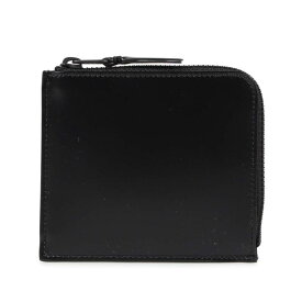 [コムデギャルソン] 財布 ミニ財布 メンズ レディース L字ファスナー 本革 VERY BLACK WALLET ブラック 黒 SA3100VB