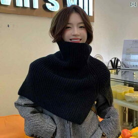 マフラー 女性用 韓国 秋冬 ファッション スカーフ ハイエンド アウター プルオーバー ネック スカーフ ブラウン ニット 暖かい ショール