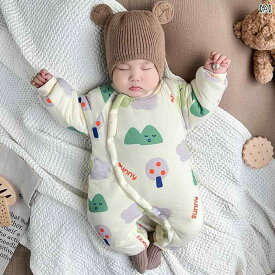 ロンパース かわいい かわいい 赤ちゃん ワンピース 洗濯 バサミ 綿 厚手 綿服 男性 女性 赤ちゃん 冬 韓国 綿 ジャケット ベルベット 暖かい 外出着