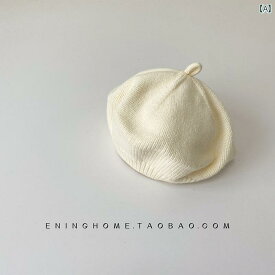 ベビーウェア かわいい 韓国 幼児 ベレー 帽 春秋冬 ニット ウール 暖かい 男性 女性 ベビー ペインター 帽子