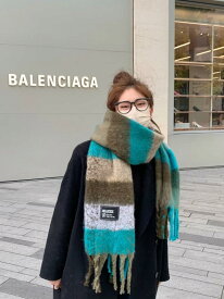 マフラー 韓国 カラー ブロック モヘア スカーフ 冬用 レディース 暖かい 厚手 タッセル 学生 スカーフ ショール