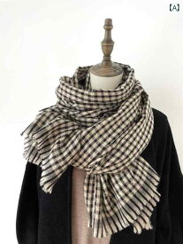 マフラー イン 韓国 ウール 長方形 スカーフ ショール デュアルイン ガール 暖かい スカーフ メンズ