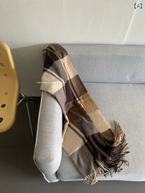 マフラー かわいい ストール 冬 暖かい 正方形 ロング スカーフ カップル ショール 学生 タッセル チェック柄 スカーフ レディース
