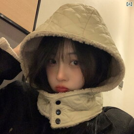 帽子 ハット レディース 冬 韓国 暖か い 防風 サイクリング 屋外 包頭 綿 防寒 寒冷地 ロシア
