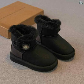 スノーブーツ キッズ 子供靴 冬 男の子 靴 女の子 裏起毛 厚手 雪靴 綿 大きい 綿靴中 大 子供靴