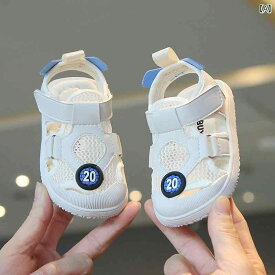 サンダル キッズ ベビー 子供 靴 幼児 靴 1 ～ 2歳 男の子 サンダル 夏 男の子 ショー カジュアル シューズ 包頭 ソフト ソール