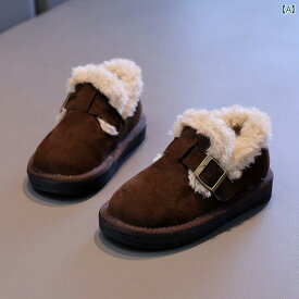 子供靴 女の子 ウール 綿靴 冬 キッズ 暖かい 靴 裏起毛 厚手 ソフト ソール 滑り止め 大きい 綿靴