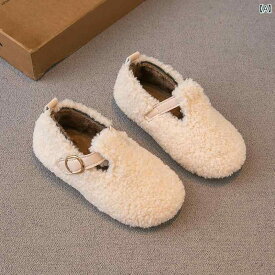 女の子 毛皮 靴 アウターウェア 冬 子供靴 二重 綿 裏起毛 女の子 綿靴 ベビー 幼児 児童 シューズ
