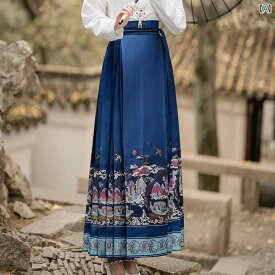漢服 民族衣装 レディース 中華風 馬顔スカート 明製 漢服 普段使い 日常着 通勤 ロング スカート 小さい スカート