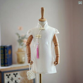 女の子 子供 チャイナ ドレス 夏 ガールズ 赤ちゃん 中華風 ドレス 西洋 少女 パフォーマンス 衣装 向上