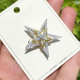 ブローチ メンズ おしゃれ スーツ アクセサリー 英国 ピン スーツ コサージュ アクセサリー ピン 装飾 五芒星 バッジバッジ