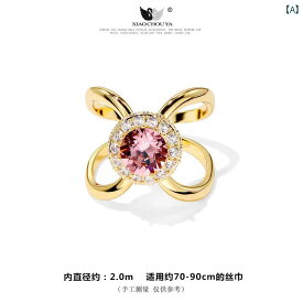 スカーフ リング おしゃれ 上品 レディース アクセサリー ピンク クリスタル スカーフ バックル 高級感 シャツ ストリーマー 多機能 蝶結び 固定 ノット バックル 小さい フレグランス アクセサリー