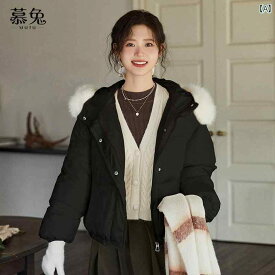 レディース ファッション 小さい パン コート コットンコート 女性 冬 ハイエンド 厚手 暖かい フード付き コットンコート ジャケット